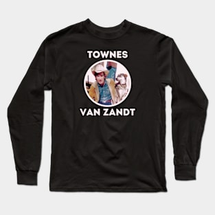 townes van zandt || light cream Long Sleeve T-Shirt